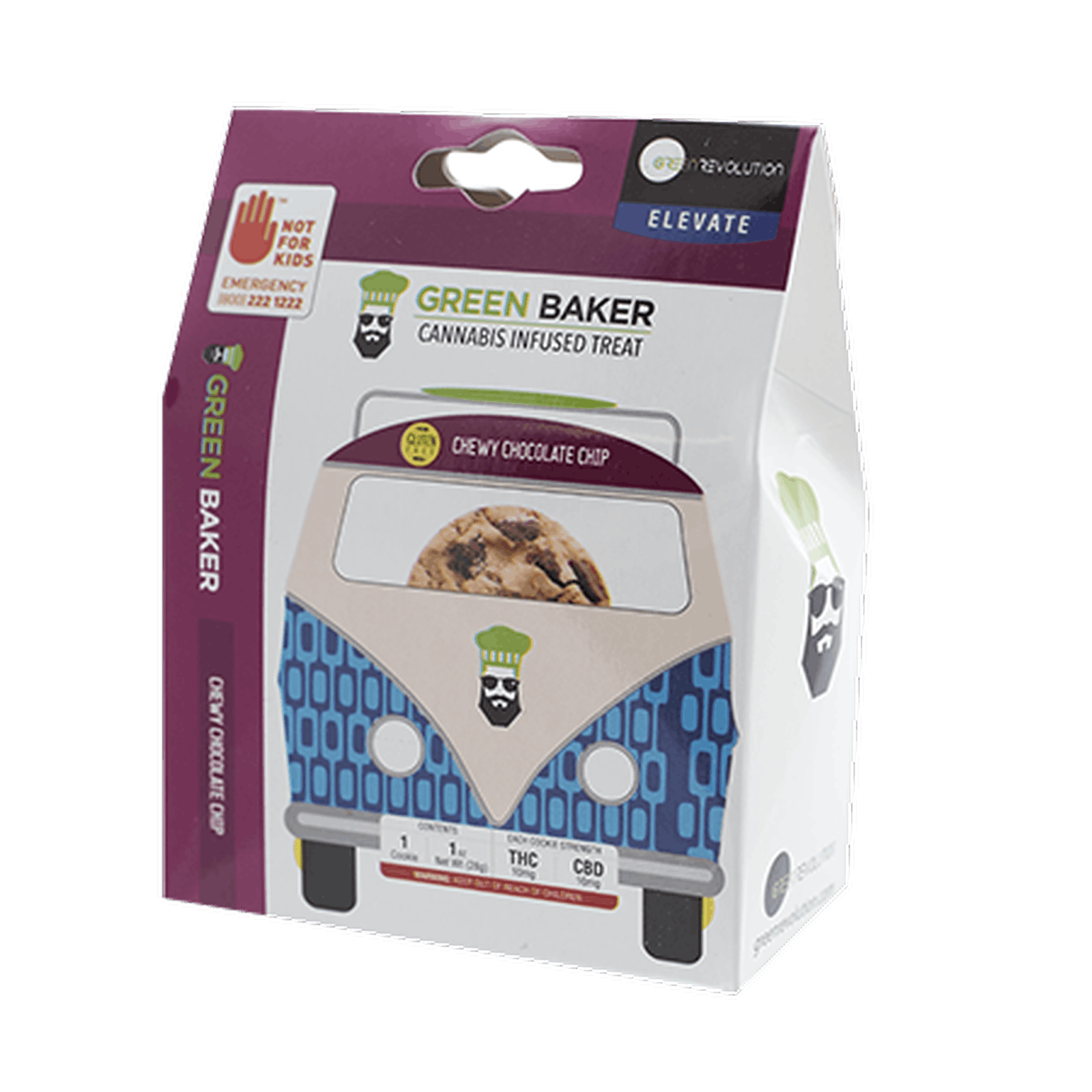 ETE Cookie Choc Chip 1:1 CBD 20mg